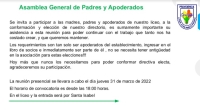 ASAMBLEA GENERAL DE PADRES Y APODERADOS