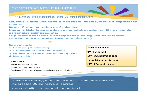 Concurso: Una Historia en 3 minutos.