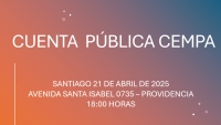 CEMPA les invita a participar de la cuenta pública